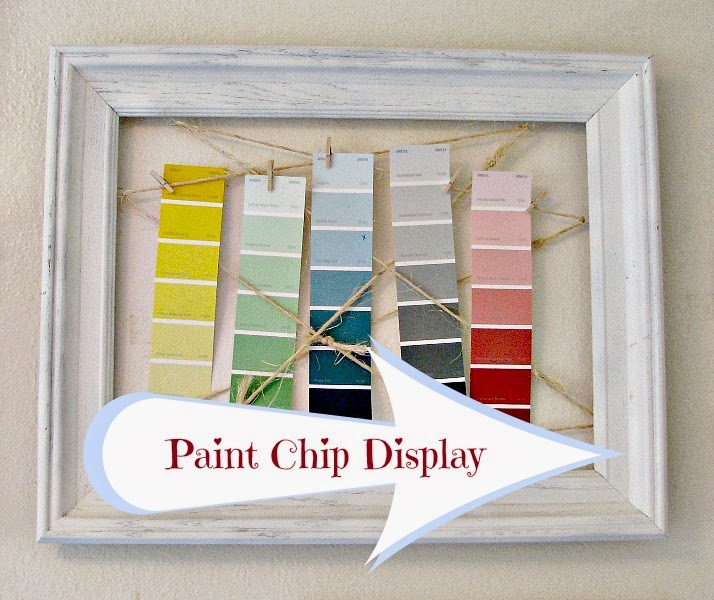 Beauty 4 Ashes Paint Chip Display {DIY Art}