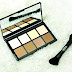 Freedom Makeup London Highlight & Contour Palette with Double Ended Brush
