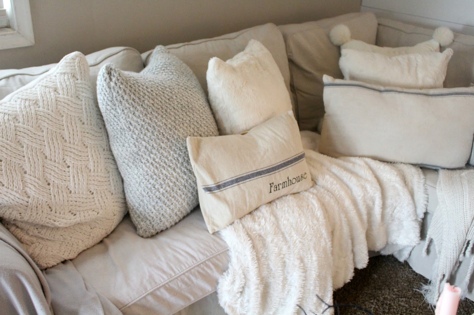 The Best Farmhouse Style Christmas Pillows The Glam Farmhouse