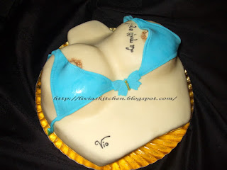 Tort Bust albastru