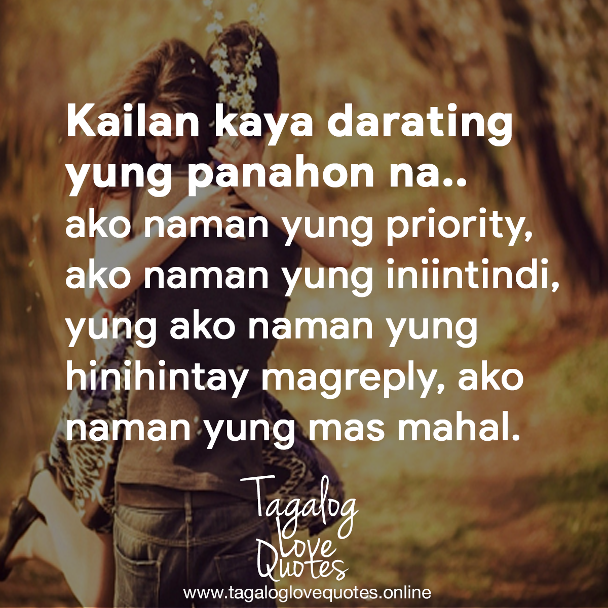 Kailan kaya darating yung panahon na