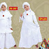 Setelan Baju Muslim Warna Putih