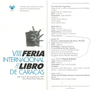 VIII FERIA INTERNACIONAL DEL LIBRO DE CARACAS