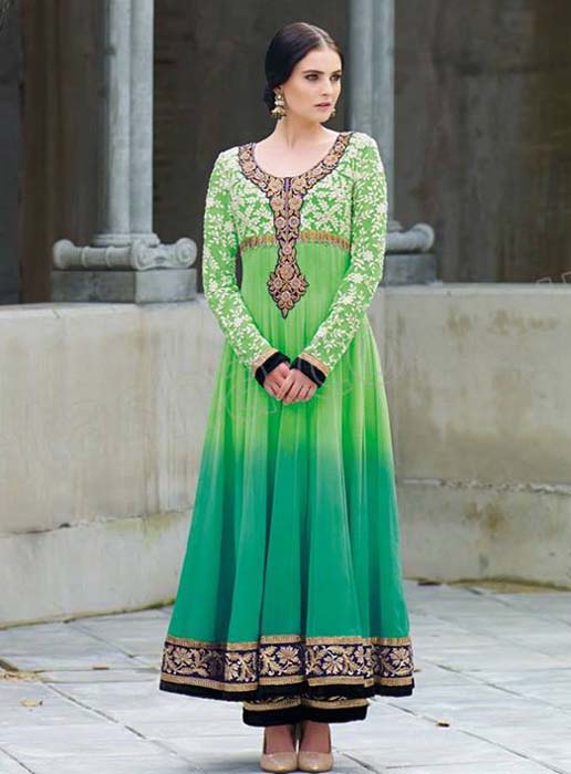 frock churidar design