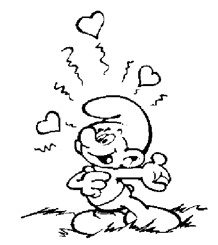 Transmissionpress Happy Loving Smurfs Coloring Pages