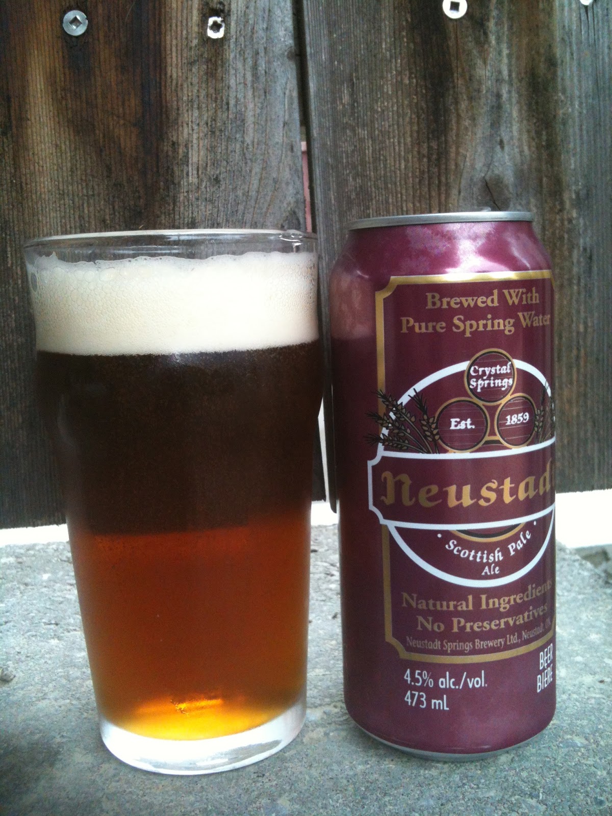 Stout Man in a Bitter World Neustadt Scottish Pale Ale