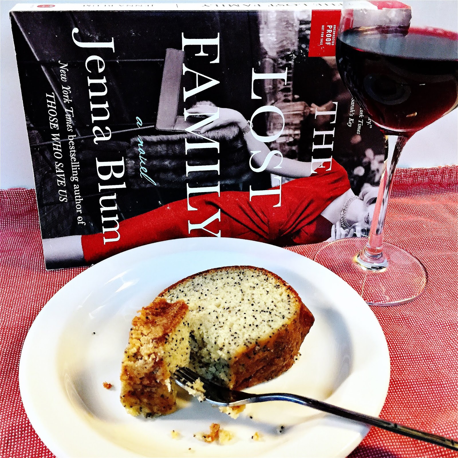 Beth Fish Reads Weekend Cooking Lemon Poppy Seed Cake & The Lost Family by Jenna Blum