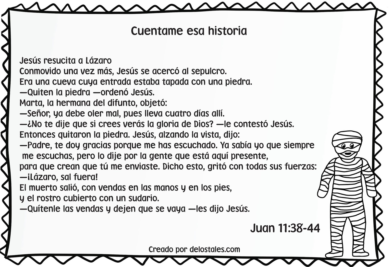 Manualidades Jesus Resucita A Lazaro Actividades Para Ninos Hay Ninos