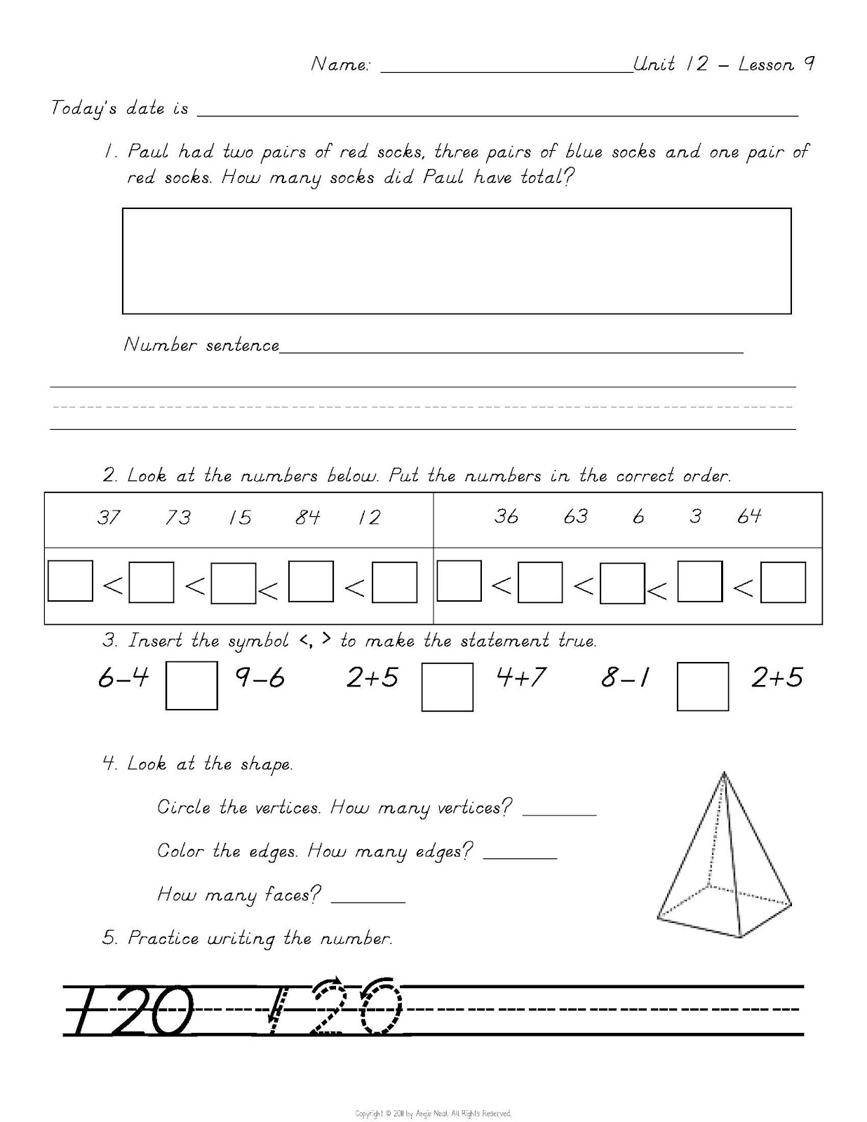 Fall Into First: First Grade CORE Math