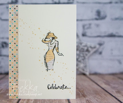 Celebration Birthday Card featuring the Beautiful You Stamps from Stampin' Up! UK - buy your Sfampin' Up! goodies here