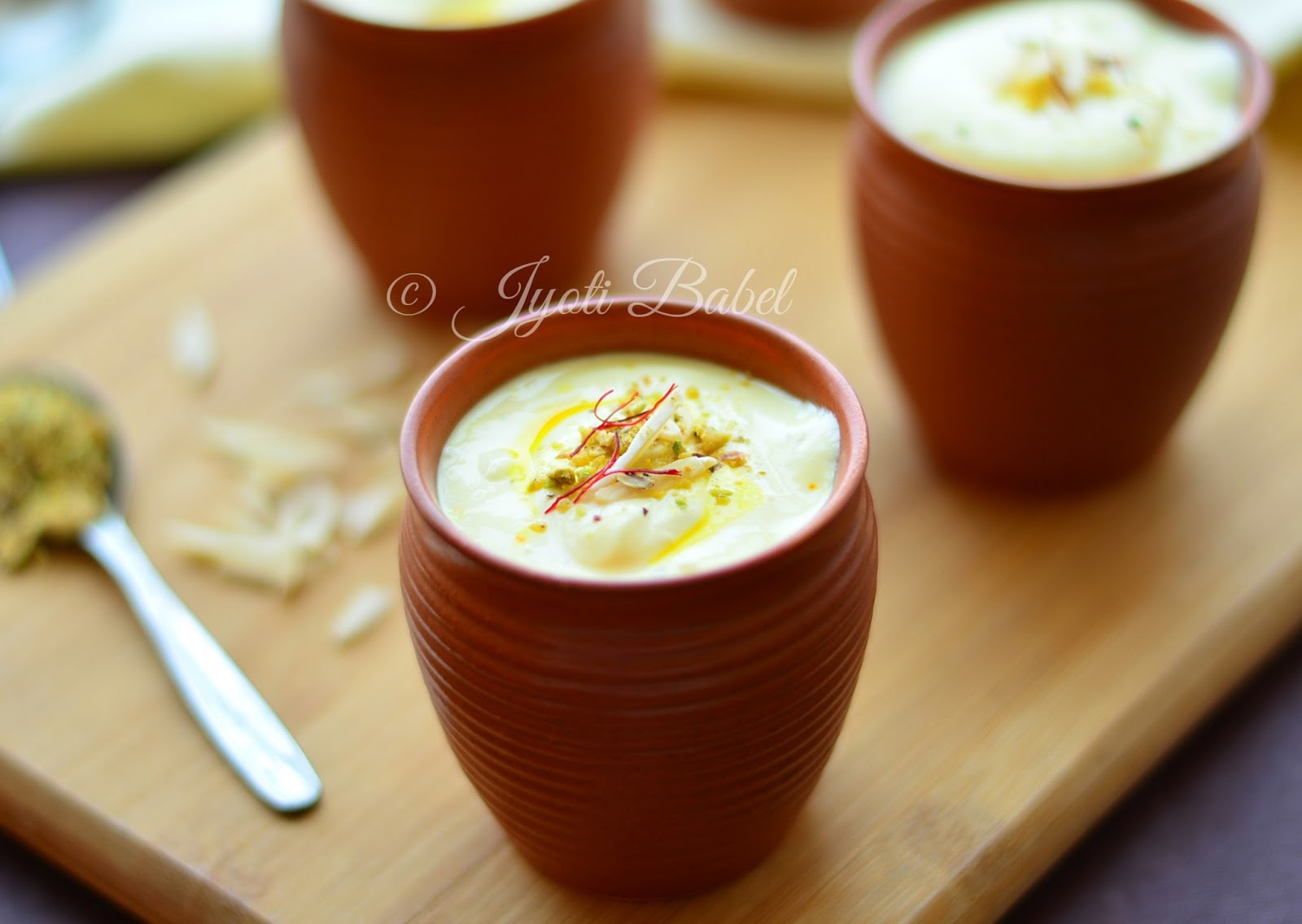 Jyoti's Pages Shrikhand Recipe Creamy Saffron Cardamom Yogurt How