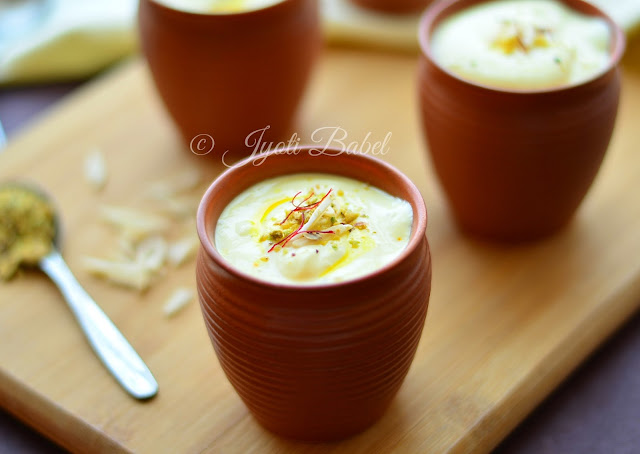 Shrikhand is the Indian flavoured thick yogurt. It is typically flavoured with cardamom and saffron. Check out my shrikhand recipe here. 