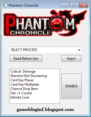 Phantom Chronicle Hack Update 2015