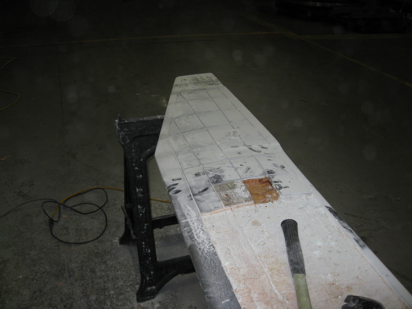 HULLABALOO J/30 HULL 443 RUDDER REPAIR