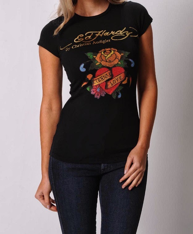 The Boutique: -SOLD OUT- ED HARDY TOPS FOR HER