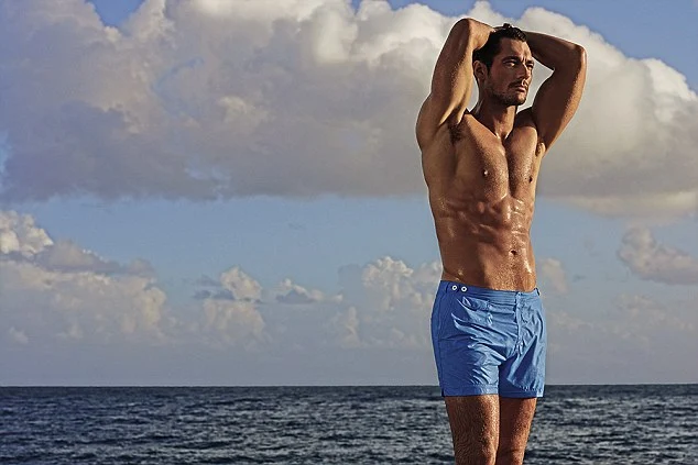 David Gandy strips to swimwear for new Autograph for M&S Campaign