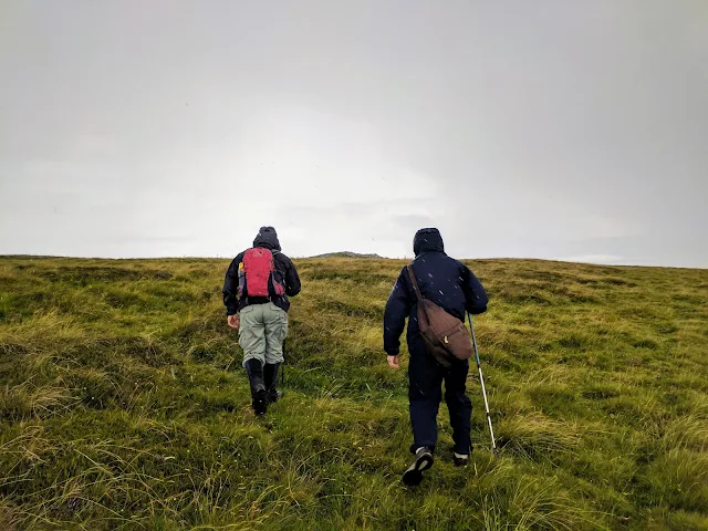 Climbing Knocknashee in Sligo Ireland