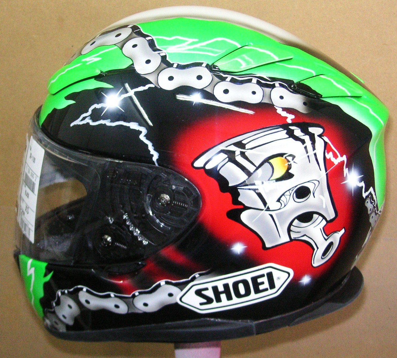 Hand Painted Helmets Design your helmet today..!! Shoei Custom Painted Helmet 175