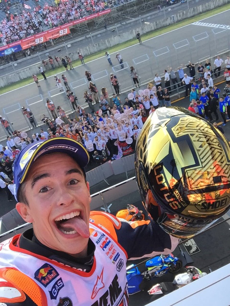 Marc Marquez Repsol Honda Juara Dunia Motogp 2016 Di Motegi Jepang