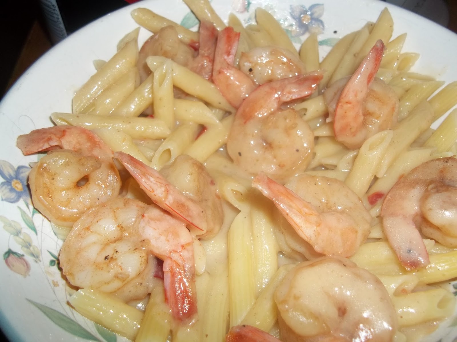 My Color Coded Crazy Life Spicy Shrimp in Thai Chili Cream Sauce