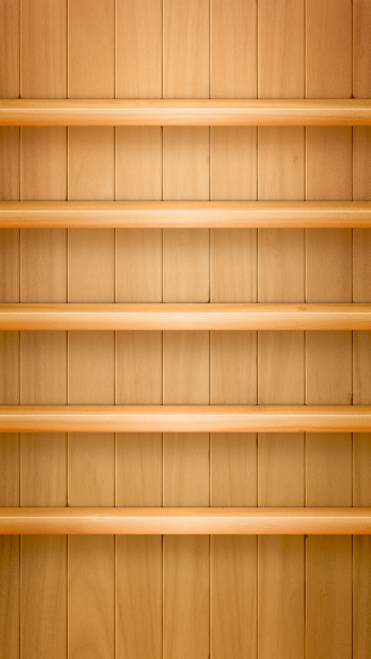 Textured Light Wood Shelves v2 Android Best Wallpaper