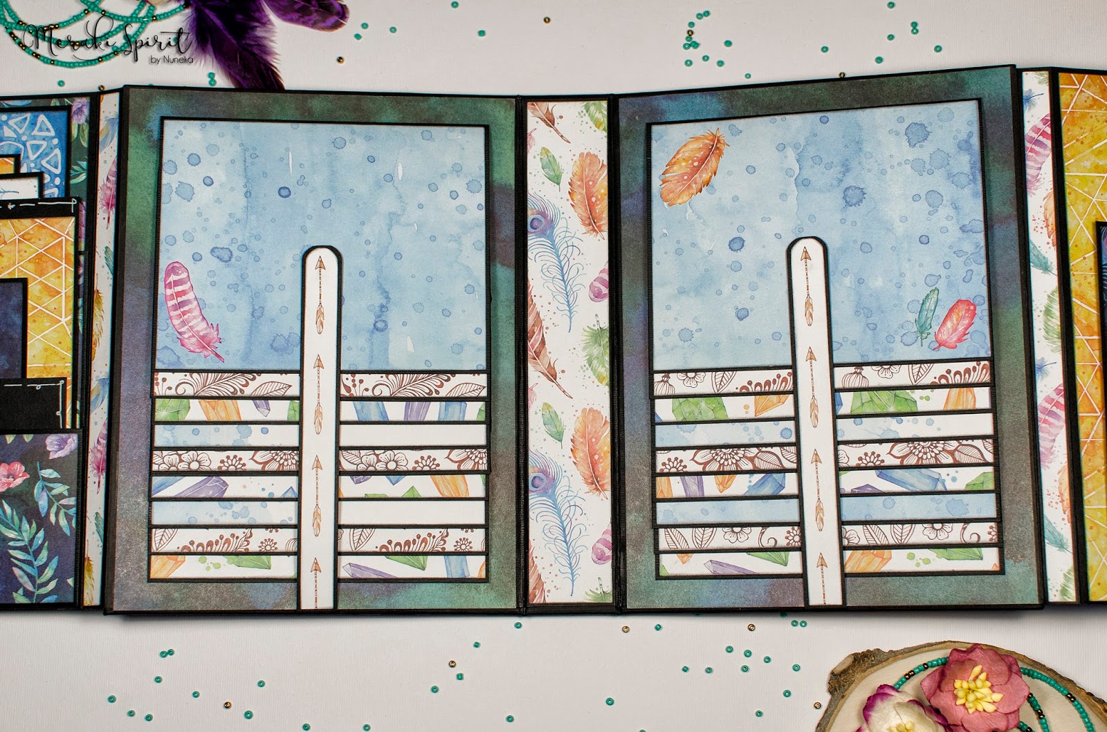 Mini Album Makers Challenge: Hippie Soul Gatefold Mini Album Tutorial ...
