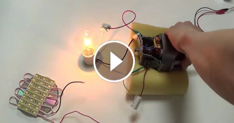 Electrical Page: How to turn a Universal Motor into a Generator