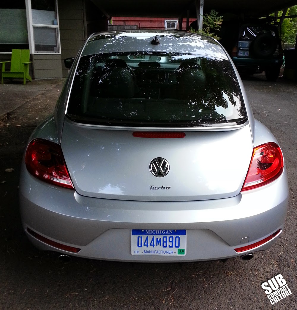 2014 VW Beetle R-Line back