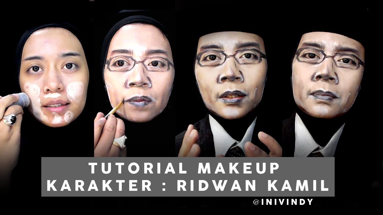 Ini Vindy Yang Ajaib Makeup Karakter Ridwan Kamil Makeup