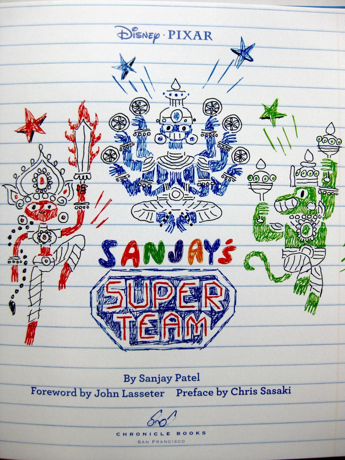 Dan the Pixar Fan Sanjay's Super Team Art of Book