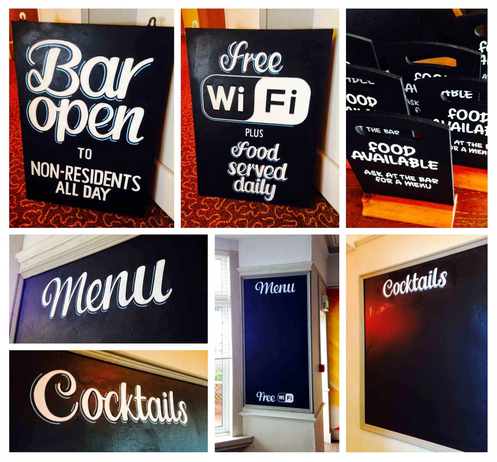 Chalkboard Sign Writer by Ollie Stone July 2014