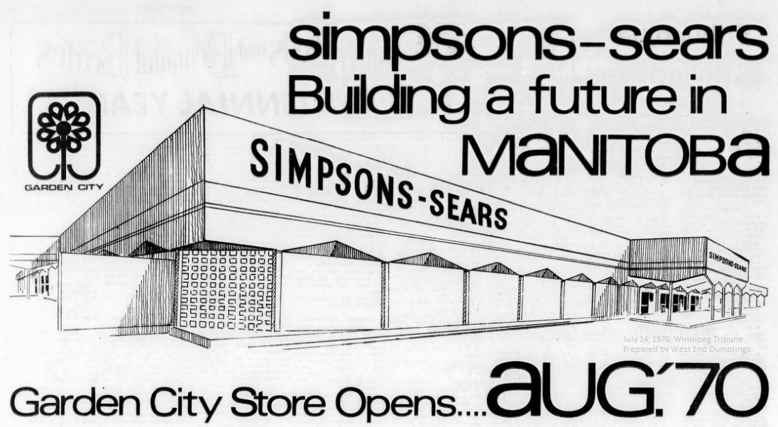 Winnipeg Places 2311 McPhillips Street SimpsonsSears at Garden City