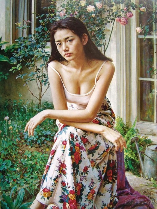 As mais belas pinturas de Guan Zeju ~ Pintor chinês