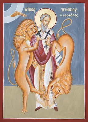 St Ignatius Of Antioch by hand of Julia Bridget Hayes in 2018