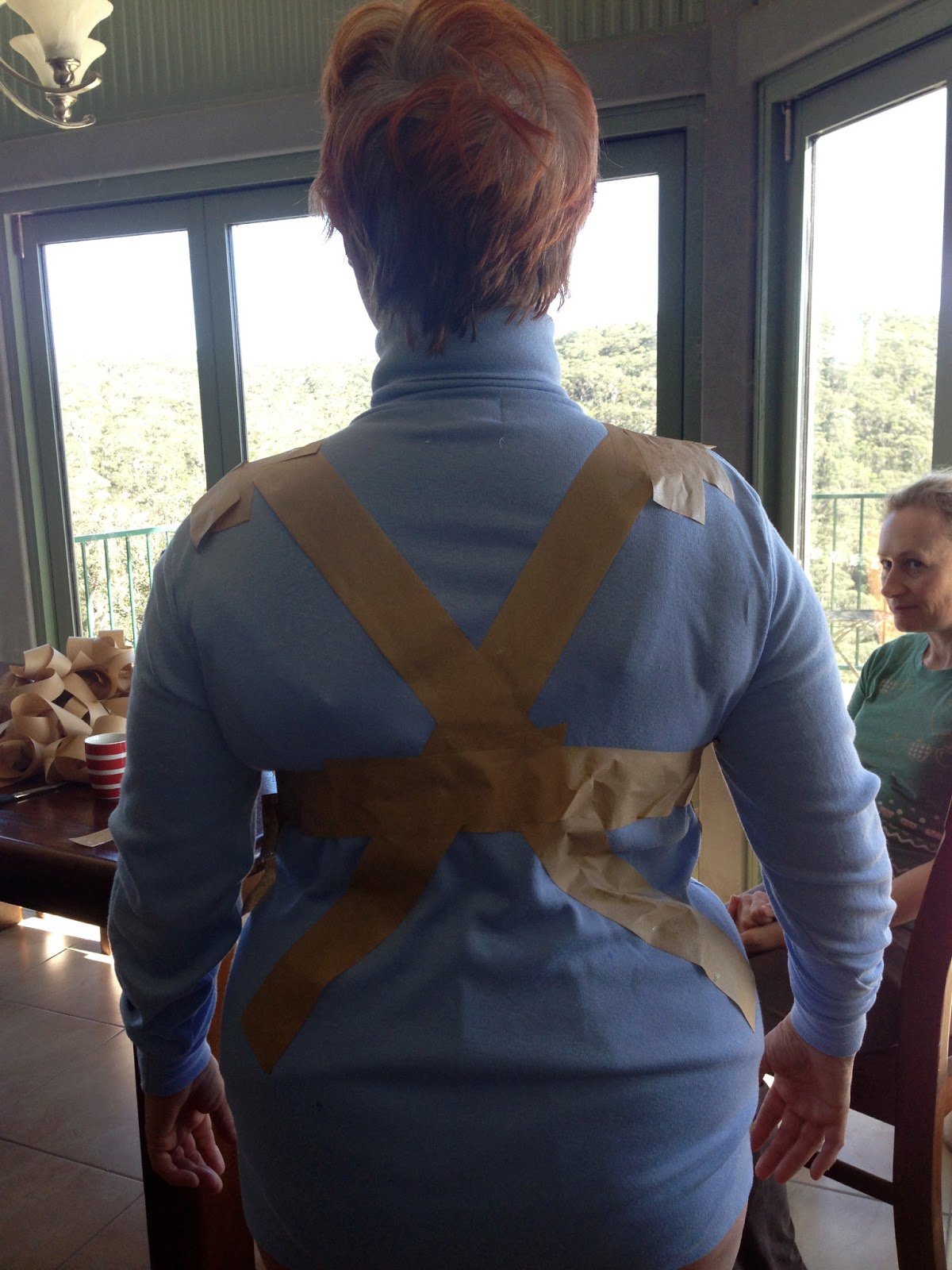 The Tailor's Apprentice Making a paper tape dress form