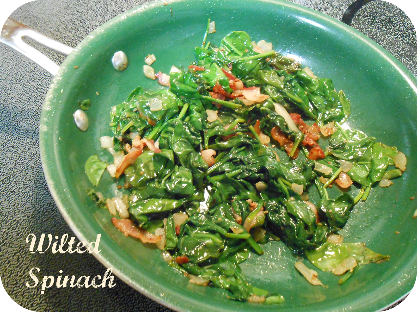 The Better Baker Tasty Wilted Spinach