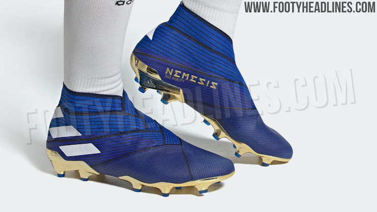 adidas nemeziz blue and gold