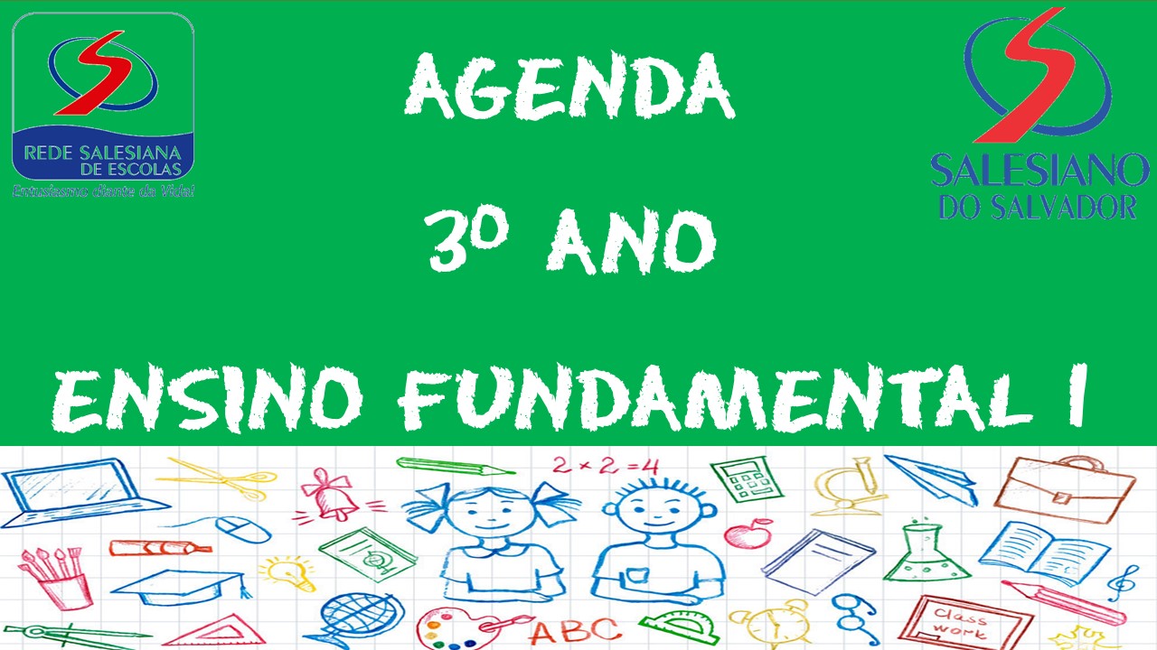 AGENDA 3º ANO ENSINO FUNDAMENTAL 1