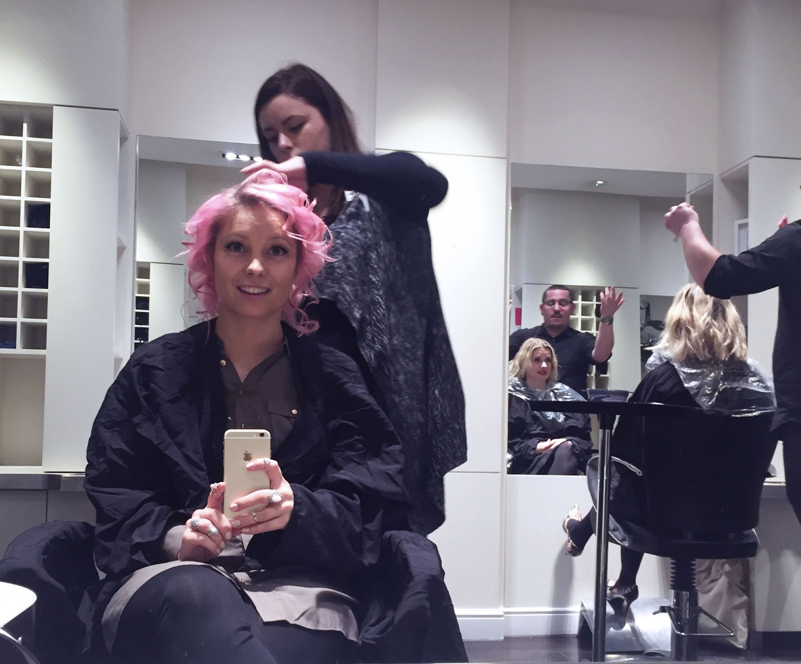 My hair for the Cosmopolitan Blog Awards by Brooks and Brooks, London