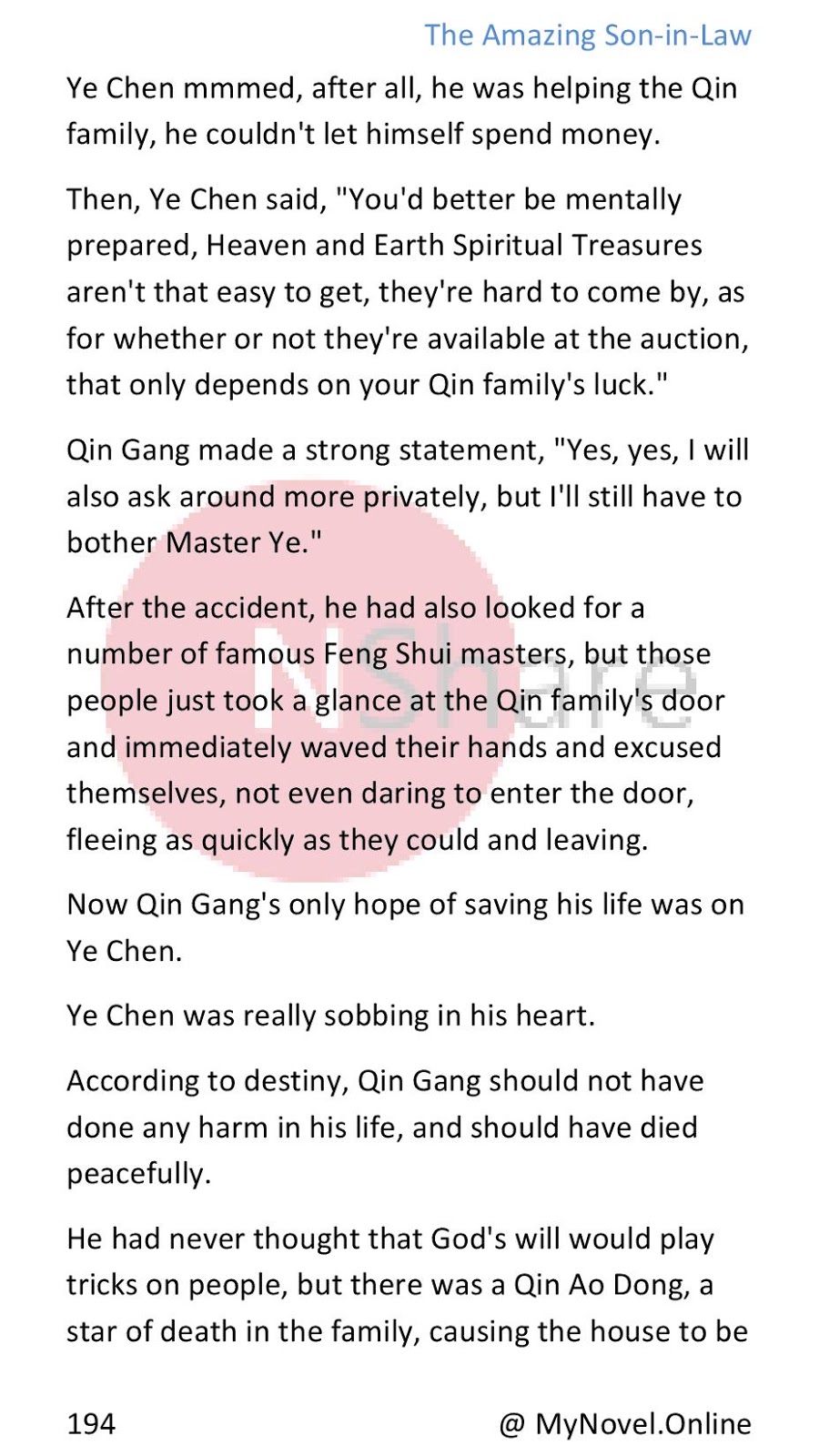 The Amazing SoninLaw Chapters 141150 (Chinese Translated)