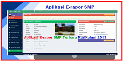 Aplikasi E-rapor SMP Terbaru Kurikulum 2013 Versi 2021/2022