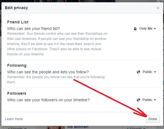 How To Hide Facebook Friend List From Others?