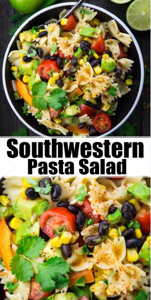 Southwestern pasta salad - Fish Food
