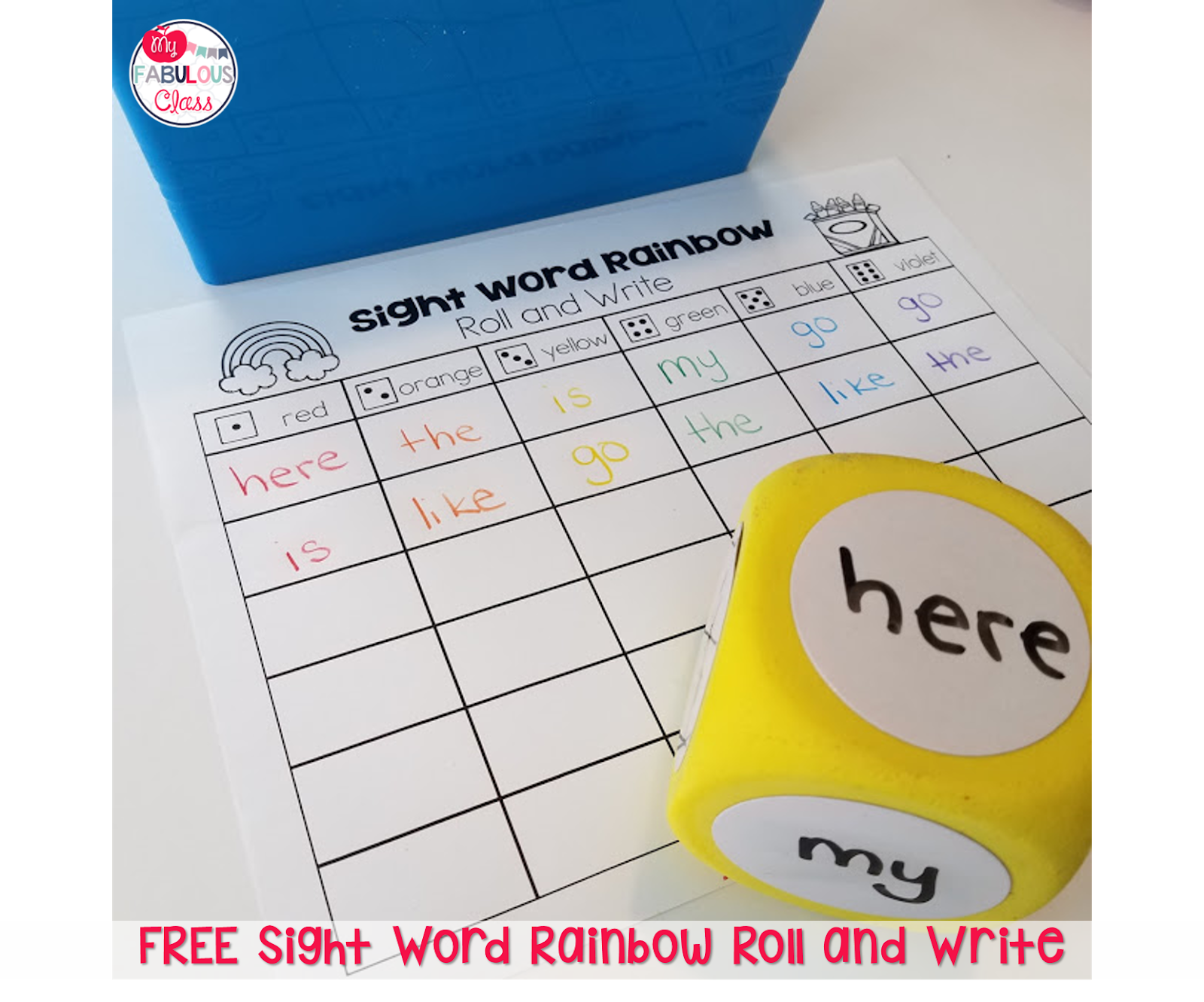 Morning Word Buckets All Year Long My Fabulous Class