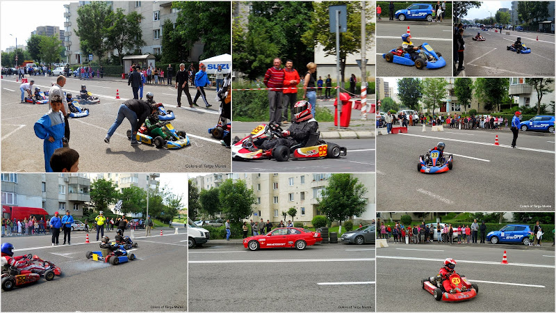 Zilele muresene-Karting 2013. Zilele muresene, karting pe Bulevardul Pandurilor din Targu Mures.