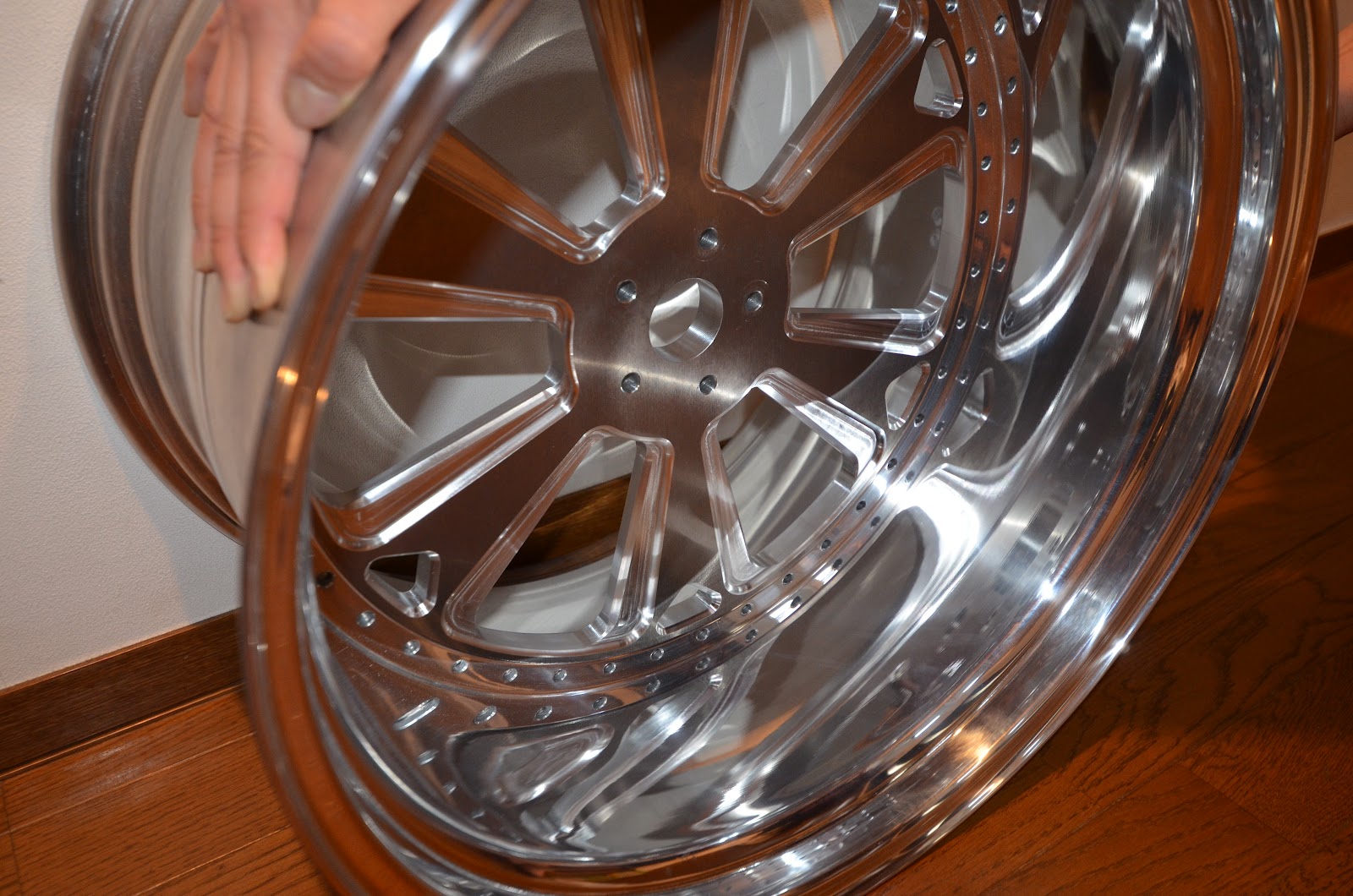 VERONIKA BLOG: almi 3 piece wheel Of the trial 3ピースホイール試し加工
