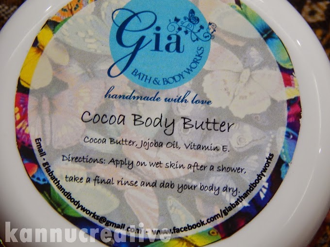 Gia Bath & Body Works- Cocoa Body Butter: Review + How to use
