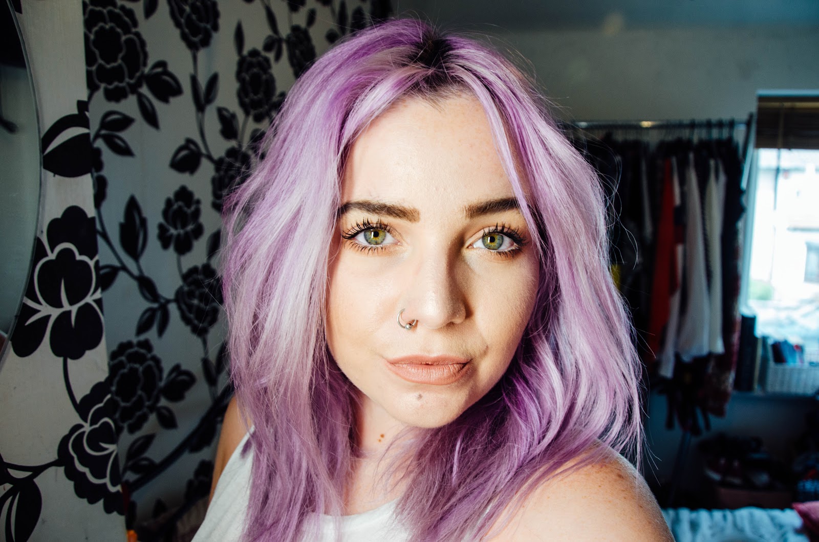 Purple Hair With Osmo Colour Psycho Hair Dye Being Ashleigh