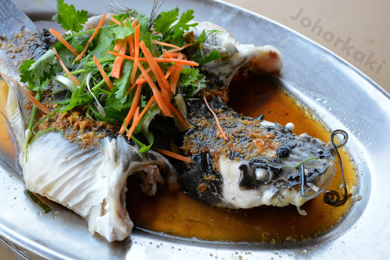 Johor Bahru Honbin Seafood Restaurant 宏运海鲜 in Permas Jaya Johor Kaki