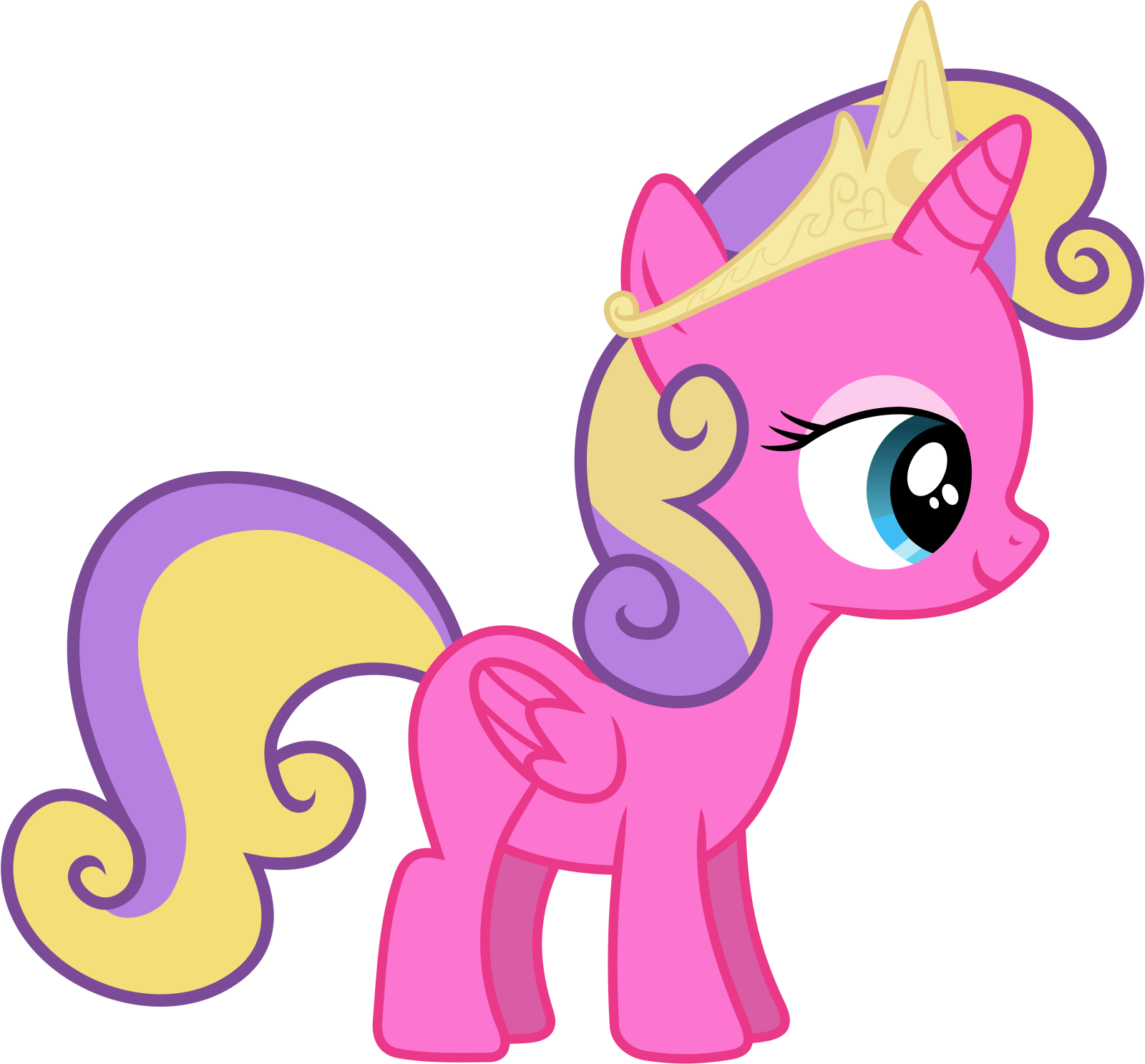 my little pony filha de princesa candace com o shining armor
